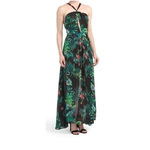 The Room tropical print maxi dress